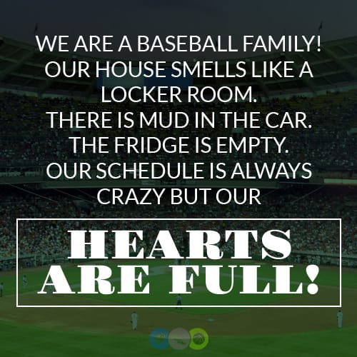 We are a Baseball Family