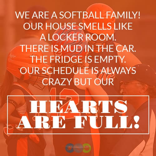 We are a Softball Family